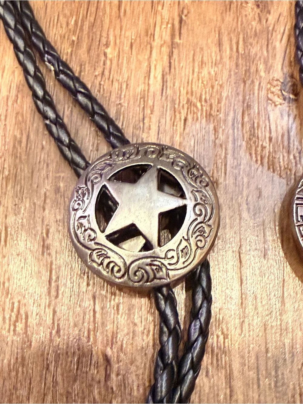 Vintage Handmade Western Leather Bolo Ties